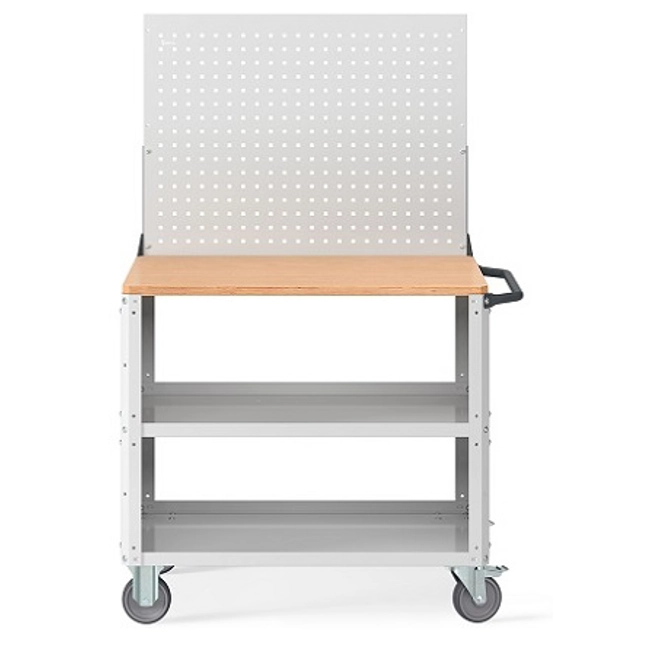 Vendita online Carrello Clever 1021 Large mm.1024x615x1540H - Grigio Chiaro RAL7035